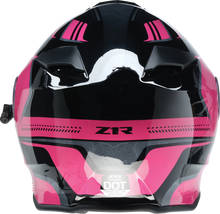 Load image into Gallery viewer, Z1R, Z1R Solaris 2.0 Helmet - First Tracks Electric Dual Pane Shield - Black/Pink, Small (Part #0120-0844)