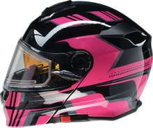 Load image into Gallery viewer, Z1R, Z1R Solaris 2.0 Helmet First Tracks Electric Dual Pane Shield Black/Pink 2XL - Part 0120-0848