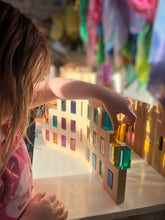Load image into Gallery viewer, **Pre-order (Ships in 2-3 Weeks)**2 Pcs Wooden Skyline Window Building Set ONLY