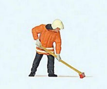 Load image into Gallery viewer, Preiser 28198 HO Scale German Fireman Sweeping