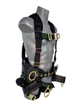 Load image into Gallery viewer, Frontline 350TWQC Patriot Tower Climbing Harness with Seat Sling, Airflo and Quick Connect Buckles - Made in USA XL