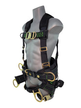 Load image into Gallery viewer, Frontline 350TWQC Patriot Tower Climbing Harness with Seat Sling, Airflo and Quick Connect Buckles - Made in USA XL