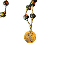 Load image into Gallery viewer, Love God Love People Coin Necklace