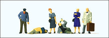 Load image into Gallery viewer, Preiser 10592 HO Scale Passengers -- At the Train Station pkg(6)