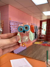 Load image into Gallery viewer, Owl Hair Claw
