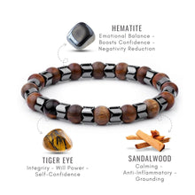 Load image into Gallery viewer, Ocean Wave Serenity Magnetic Therapy Bracelet