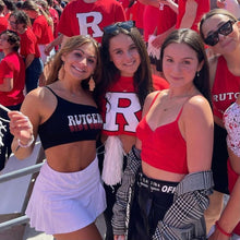 Load image into Gallery viewer, Rutgers Retro One Shoulder Top