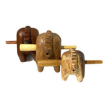 Load image into Gallery viewer, 3" Wooden Cat Percussion Whistle Instrument