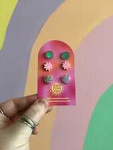 Load image into Gallery viewer, Happy Shapes Acrylic Stud Packs