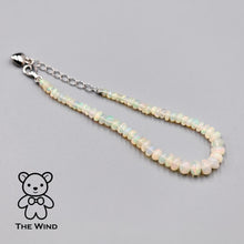 Load image into Gallery viewer, Natural Ethiopian Opal Beaded Bracelet 925 Sterling Silver
