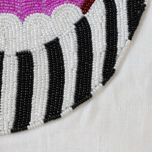 Load image into Gallery viewer, Black White Stripes Lipstick Wall Art