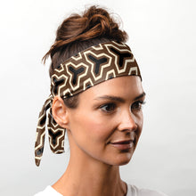 Load image into Gallery viewer, Blue Steel Tie Headband