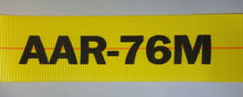 Load image into Gallery viewer, 4"x 30 Ft Heavy Duty Ratchet Strap w/ Flat Hook - AAR Webbing | R430FAAR