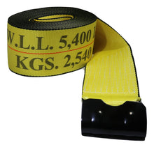Load image into Gallery viewer, 4" Winch Strap w/ Flat Hook | FLATBED STRAP
