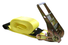 Load image into Gallery viewer, 4" x 30 Ft Ratchet Strap w/ Flat Hooks | R430F