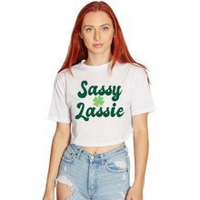 Load image into Gallery viewer, Sassy Lassie Cropped Tee