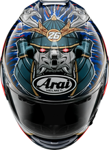 Load image into Gallery viewer, ARAI HELMETS, ARAI HELMETS Corsair-X Dani Samurai-3 Motorcycle Helmet – Medium (Part No. 0101-17689)