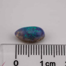 Load image into Gallery viewer, Drop Shape Natural Australian Black Opal Loose Gemstone 2.61ct