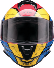 Load image into Gallery viewer, Z1R, Z1R Youth Warrant 2.0 Helmet Sentinel Blue/Yellow Large - Part 0102-0294