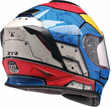 Load image into Gallery viewer, Z1R, Z1R Youth Warrant 2.0 Helmet - Sentinel Blue/Yellow, Medium - Part 0102-0293