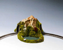 Load image into Gallery viewer, Noch 44670 Z Scale Tunnel -- SIngle Track, Curved with Pond