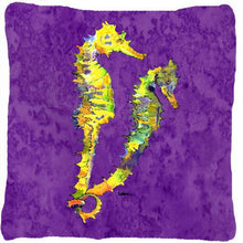 Load image into Gallery viewer, Seahorse Decorative   Canvas Fabric Pillow