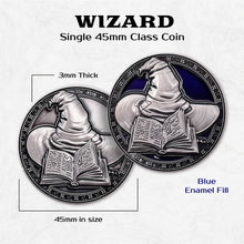 Load image into Gallery viewer, Wizard - Single 45mm Class Coins