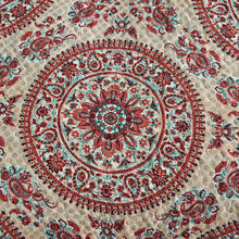 Load image into Gallery viewer, Tache Bohemian Desert Medallion Boteh Paisley Taupe Throw Pillow Covers / Euro Sham (TJ3502)