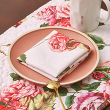 Load image into Gallery viewer, DaDa Bedding Set of 4-Pieces Romantic Roses Pink Floral Dining Table Napkins 18" x 18" (879)