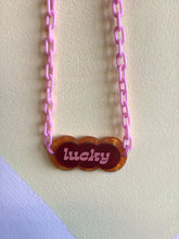 Load image into Gallery viewer, Acrylic Word Colorful Necklace