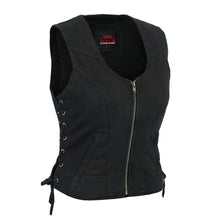 Load image into Gallery viewer, Women's Stylish Black Denim Vest