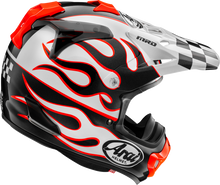 Load image into Gallery viewer, ARAI HELMETS, ARAI Helmets VX-Pro4 Flame White XL - Advanced Off-Road Motorcycle Helmet with Enhanced Safety Features
