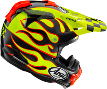 Load image into Gallery viewer, ARAI HELMETS, ARAI Helmets VX-Pro4 Flame Yellow Helmet - XS with Advanced Safety and Comfort Features