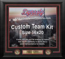 Load image into Gallery viewer, San Francisco 49ers Custom NFL Football 16x20 Picture Frame Kit (Multiple Colors)