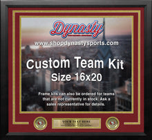 Load image into Gallery viewer, San Francisco 49ers Custom NFL Football 16x20 Picture Frame Kit (Multiple Colors)