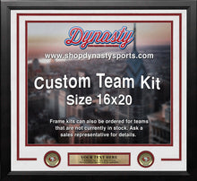 Load image into Gallery viewer, San Francisco 49ers Custom NFL Football 16x20 Picture Frame Kit (Multiple Colors)