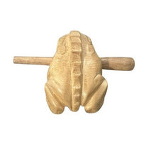 Load image into Gallery viewer, 2" Wooden Musical Frog - Natural (Percussion Instrument)