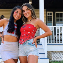 Load image into Gallery viewer, Rutgers Bandana Top