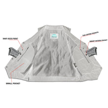 Load image into Gallery viewer, Men's Line Ranger Multi-Pocket Motorcycle Vest - Black