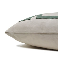 Load image into Gallery viewer, Beige Greek Key Pillow Cover