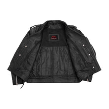 Load image into Gallery viewer, Men's Premium Classic Plain Side Police Style Jacket - Black
