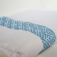 Load image into Gallery viewer, Embroidered Chippendale Duvet Cover -White 300 TC Embroidery Bedding