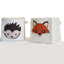 Load image into Gallery viewer, Animal Motif Fabric Storage Bin