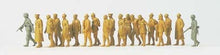Load image into Gallery viewer, Preiser 16577 HO Scale Unpainted Figure Set -- 2 Guards With Russian Prisoners