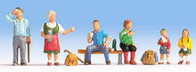 Load image into Gallery viewer, Noch 15872 HO Scale Hikers -- Set #1 pkg(6)