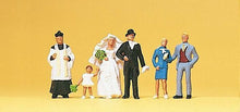 Load image into Gallery viewer, Preiser 10058 HO Scale Wedding Participants -- Catholic pkg(6)
