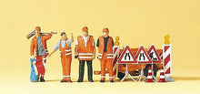 Load image into Gallery viewer, Preiser 10347 HO Scale People Working -- Street Repair Crew w/Accessories
