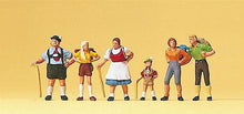 Load image into Gallery viewer, Preiser 10280 HO Scale Pedestrians -- Alpine Family