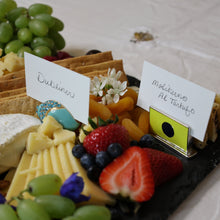 Load image into Gallery viewer, Jeweled shell placecard holders, set of two