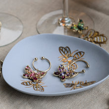 Load image into Gallery viewer, Butterfly wine charms